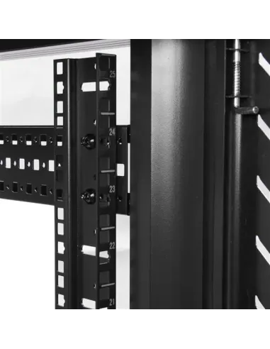 StarTech.com Armario Rack para Servidores 25U 19" 4 Columnas - Rack de Servidores con Cerradura y Seguro - Rack con Ruedas y