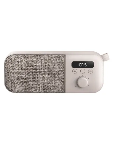 Energy Sistem Fabric Box FM Radio 3W 1200mAh Crema - Comprar Energy Sistem Fabric Box FM Radio 3W 1200mAh Crema