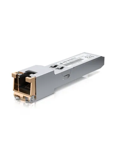 MODULO SFP UBIQUITI UACC-CM-RJ45-1G UFIBER TRANSCEIVER CONVERSOR SFP A RJ45