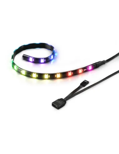 TIRA RGB LED SHARKOON SHARK BLADES 360MMX10MMX3MM 18 LEDS LONGITUD CABLE 60CM