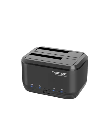 DOCKING STATION NATEC KANGAROO DUAL USB 3.0 SATA NEGRA