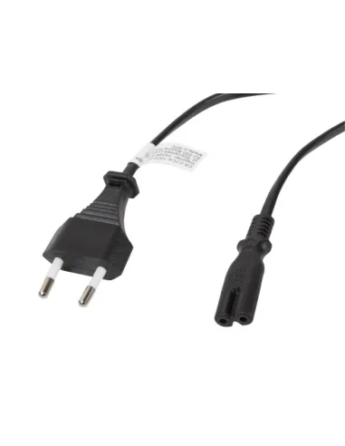 CABLE LANBERG DE ALIMENTACION OCHO CEE 7/16 A IEC320 C7  NEGRO 3M