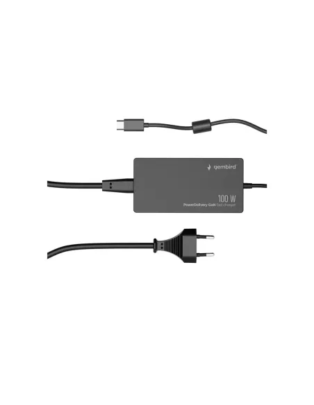 Gembird Cargador Rápido USB-C GaN P.Delivery 100W