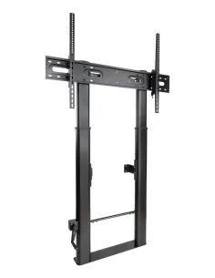 TooQ Lottus Soporte de Suelo Pared Fijo con Regulación de Altura para Pantallas 55"-100", Negro