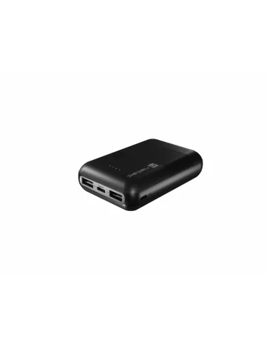 POWER BANK NATEC TREVI COMPACT 10.000 mAh 2xUSB 2.1A 1xUSB-C NEGRO