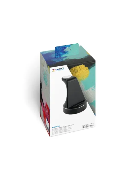 TooQ Base de Carga Inalámbrica para Apple Watch y iPhone Smartphone, Negro