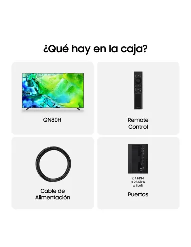 Samsung ​ ​TV 55" Neo QLED QN80H 4K Vision AI Smart TV (2026) ​ ​ ​ ​