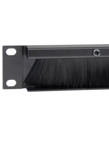 StarTech.com Panel 1U de Gestión de Cableado Tipo Cepillo de Alta Densidad - Gestionador Horizontal de Cables para Centros de