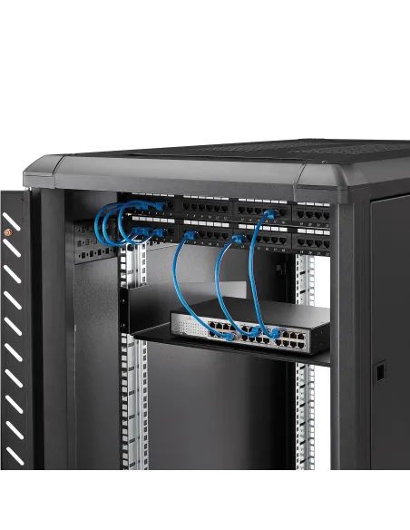 StarTech.com Estante 2U Bandeja Estándar para Armario Rack Universal de Servidores de 19 Pulgadas - de Acero de Servicio Pesado