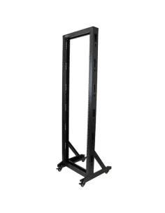 StarTech.com Rack 42U de Marco Abierto de 2 Columnas para Servidores - Rack de Dos Columnas de 19 Pulgadas con Ruedas para