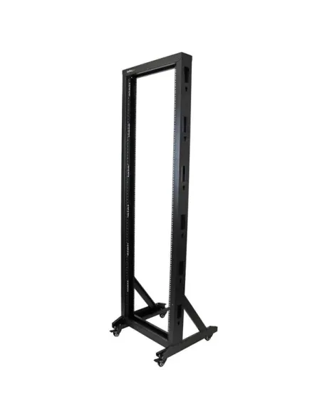 StarTech.com Rack 42U de Marco Abierto de 2 Columnas para Servidores - Rack de Dos Columnas de 19 Pulgadas con Ruedas para
