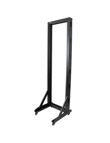 StarTech.com Rack 42U de Marco Abierto de 2 Columnas para Servidores - Rack de Dos Columnas de 19 Pulgadas con Ruedas para