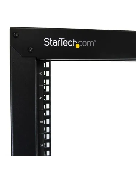 StarTech.com Rack 42U de Marco Abierto de 2 Columnas para Servidores - Rack de Dos Columnas de 19 Pulgadas con Ruedas para