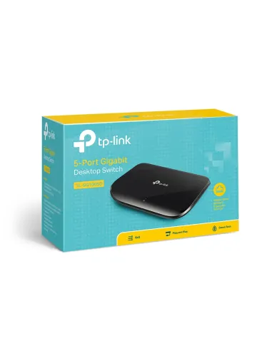 TP-Link TL-SG1005D switch No administrado Gigabit Ethernet (10 100 1000) Negro