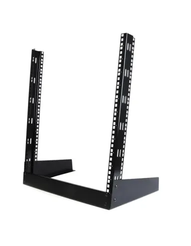 StarTech.com Rack de Sobremesa de Marco Abierto 12U de 19" - Rack de 2 Columnas para Equipos de Panel de