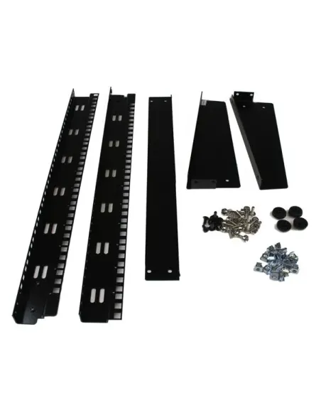 StarTech.com Rack de Sobremesa de Marco Abierto 12U de 19" - Rack de 2 Columnas para Equipos de Panel de
