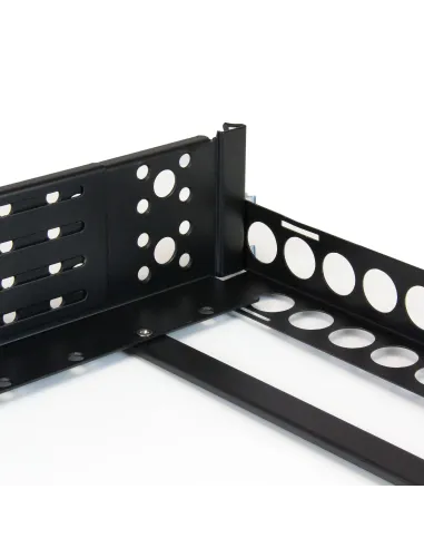 StarTech.com Carriles para Rack de Servidores 2U Universales - Carriles para Armario de Servidores con Profundidad Ajustable -
