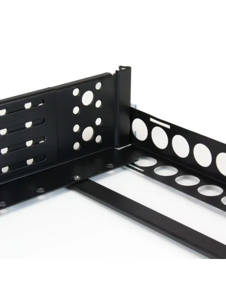 StarTech.com Carriles para Rack de Servidores 2U Universales - Carriles para Armario de Servidores con Profundidad Ajustable -