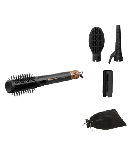 Rowenta Air Shape UB9820E0 Utensilio de peinado Cepillo de aire caliente Airflow Negro, Cobre