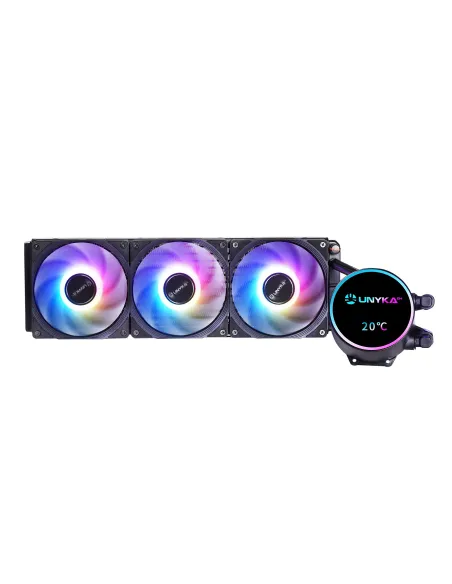 UNYKAch AQUASTORM NEO 360 Procesador Kit de refrigeración líquida 12 cm Negro