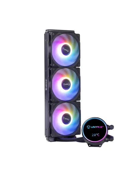UNYKAch AQUASTORM NEO 360 Procesador Kit de refrigeración líquida 12 cm Negro