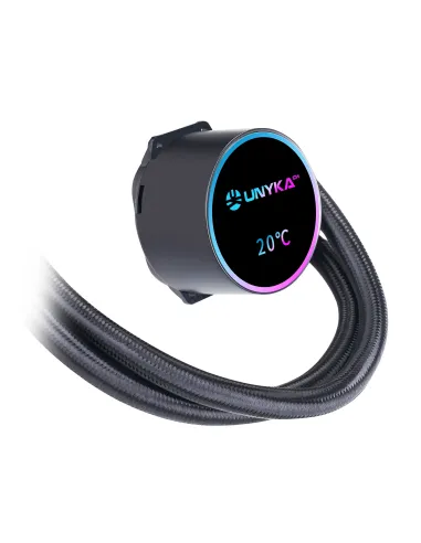 UNYKAch AQUASTORM NEO 360 Procesador Kit de refrigeración líquida 12 cm Negro