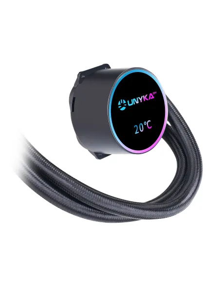 UNYKAch AQUASTORM NEO 360 Procesador Kit de refrigeración líquida 12 cm Negro