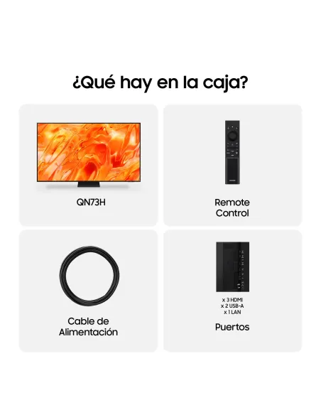 Samsung TV 55" Neo QLED QN73H 4K Vision AI Smart TV (2026)