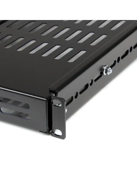 StarTech.com Estante Ajustable 1U Ventilado para Rack de Servidores - 79,3kg - Bandeja Universal de 19 Pulgadas Ajustable de