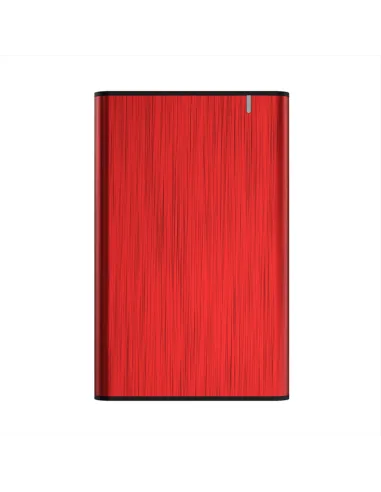 AISENS Caja Externa 2,5" ASE-2525RED 9.5mm SATA a USB 3.0/USB3.1 Gen1, Rojo