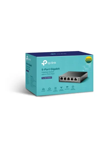 TP-Link TL-SG1005LP switch No administrado Gigabit Ethernet (10 100 1000) Energía sobre Ethernet (PoE) Negro