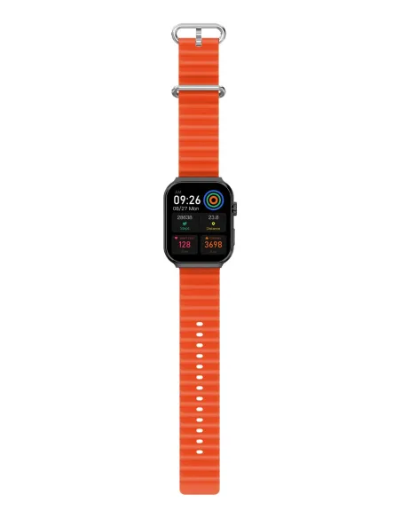 Celly TRAINERULTRABK Relojes inteligentes y deportivos 5,13 cm (2.02") Digital 320 x 320 Pixeles Pantalla táctil Negro