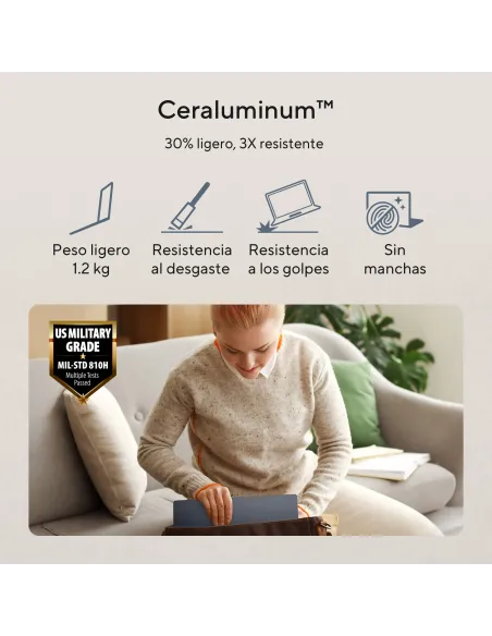 ASUS Zenbook 14 OLED UX3480AA-U1537 - Ordenador Portátil " WUXGA (Intel Core Ultra 7 355, 16GB RAM, 512GB SSD, Graphics, Sin
