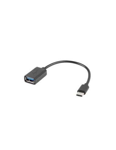 ADAPTADOR LANBERG OTG USB-C(M) A USB-A 2.0 (H) 15 CM NEGRO