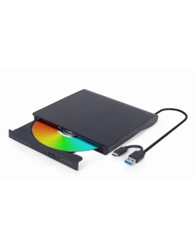 UNIDAD DE DVD GEMBIRD USB EXTERNA NEGRA