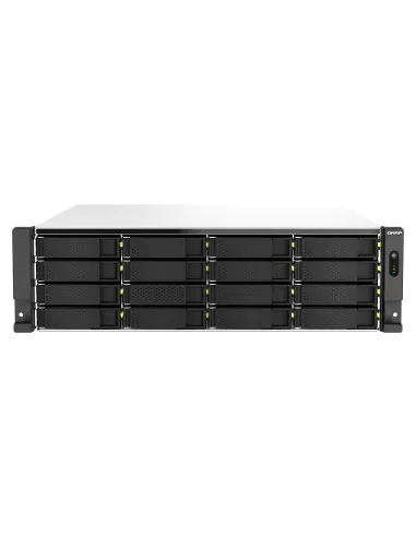QNAP TS-H2287XU-RP NAS Bastidor (3U) Intel Xeon E E-2378 64 GB DDR4 0 TB QuTS hero Negro, Blanco
