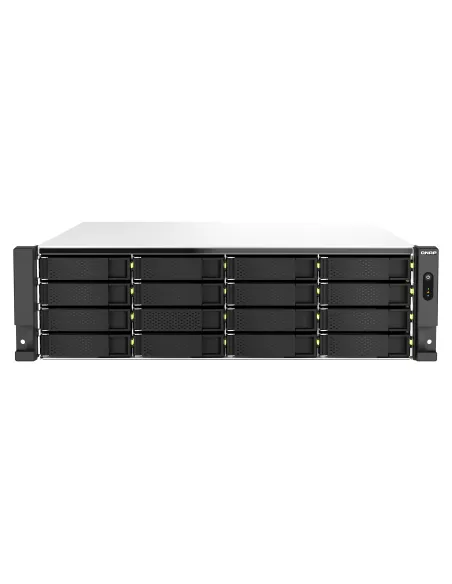 QNAP TS-H2287XU-RP NAS Bastidor (3U) Intel Xeon E E-2378 64 GB DDR4 0 TB QuTS hero Negro, Blanco