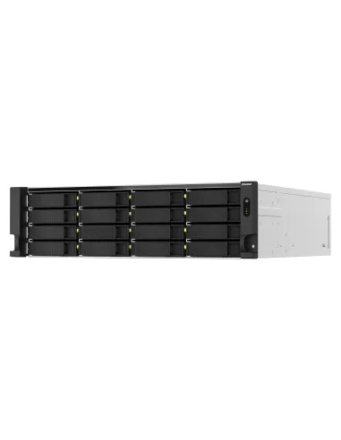 QNAP TS-H2287XU-RP NAS Bastidor (3U) Intel Xeon E E-2378 64 GB DDR4 0 TB QuTS hero Negro, Blanco