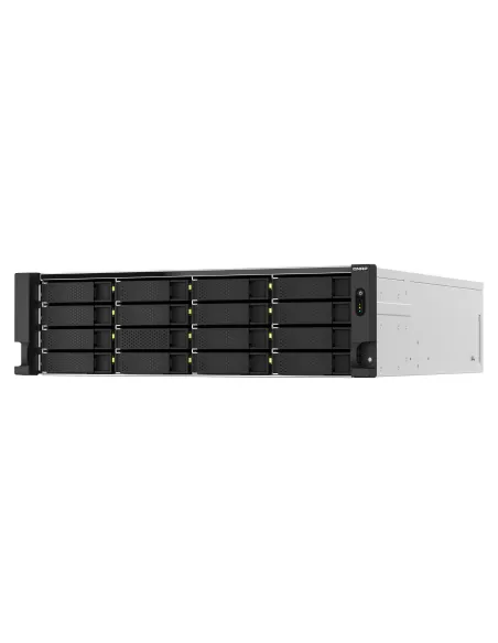 QNAP TS-H2287XU-RP NAS Bastidor (3U) Intel Xeon E E-2378 64 GB DDR4 0 TB QuTS hero Negro, Blanco