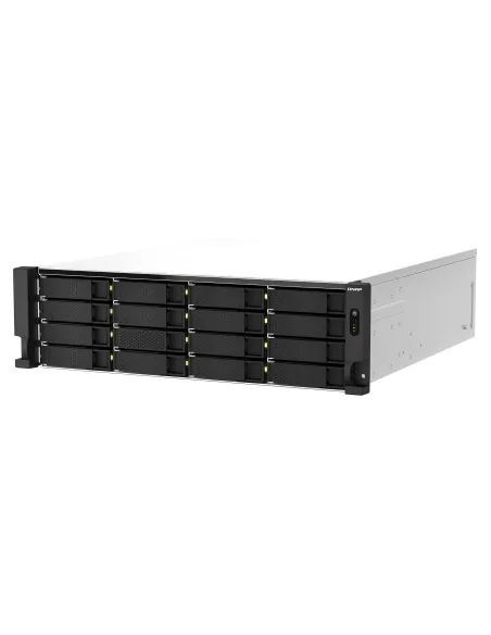 QNAP TS-H2287XU-RP NAS Bastidor (3U) Intel Xeon E E-2378 64 GB DDR4 0 TB QuTS hero Negro, Blanco