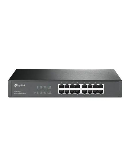 TP-Link TL-SG1016D(UN) switch No administrado L2 Gigabit Ethernet (10 100 1000) Negro
