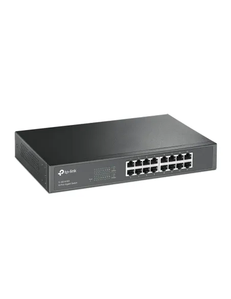 TP-Link TL-SG1016D(UN) switch No administrado L2 Gigabit Ethernet (10 100 1000) Negro