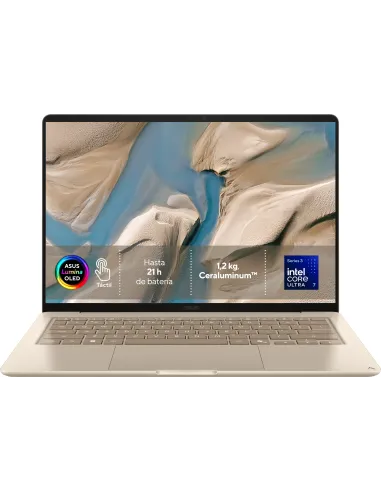 ASUS Zenbook 14 OLED UX3480AA-SU536W Copilot+ PC - Ordenador Portátil " WQXGA+ 120Hz (Intel Core Ultra 7 355, 24GB RAM, 512GB