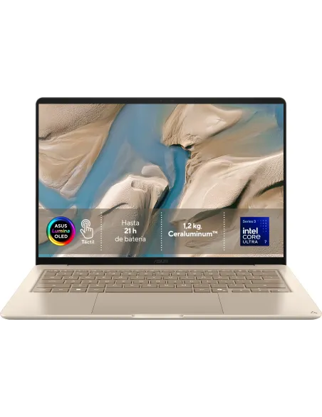 ASUS Zenbook 14 OLED UX3480AA-SU536W Copilot+ PC - Ordenador Portátil " WQXGA+ 120Hz (Intel Core Ultra 7 355, 24GB RAM, 512GB