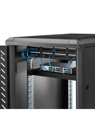 StarTech.com Estante Ajustable 1U para Rack de Servidores - 150kg - Bandeja Universal de 19 Pulgadas Ajustable de 49,5 a 96,5cm