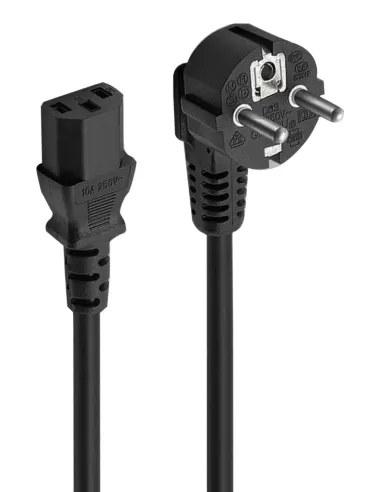 Ewent EC1920 cable de transmisión Negro 1,5 m Enchufe tipo F C13 acoplador