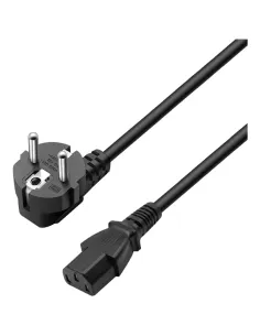 Ewent EC1920 cable de transmisión Negro 1,5 m Enchufe tipo F C13 acoplador 2
