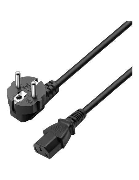 Ewent EC1920 cable de transmisión Negro 1,5 m Enchufe tipo F C13 acoplador