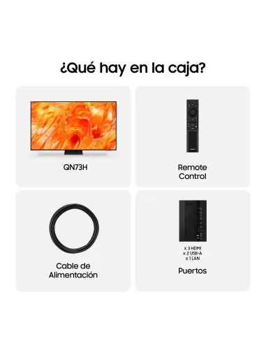 Samsung TV 65" Neo QLED QN73H 4K Vision AI Smart TV (2026)