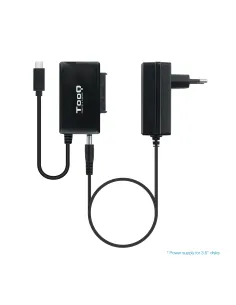 TooQ TQHDA-02C base de conexión para disco duro USB 3.2 Gen 1 (3.1 Gen 1) Type-C Negro 2
